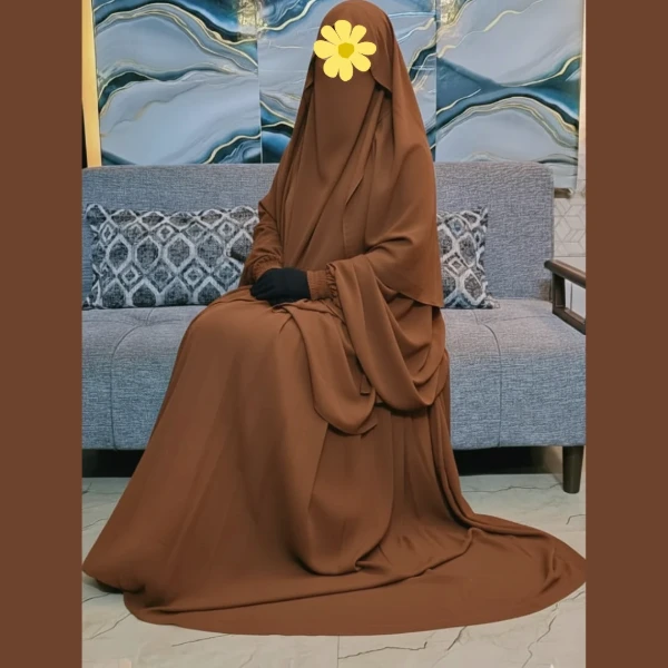 ? Cherry Fabrics Hoodie Hijab, Nose Niqab & Burkha Set Muttaki104