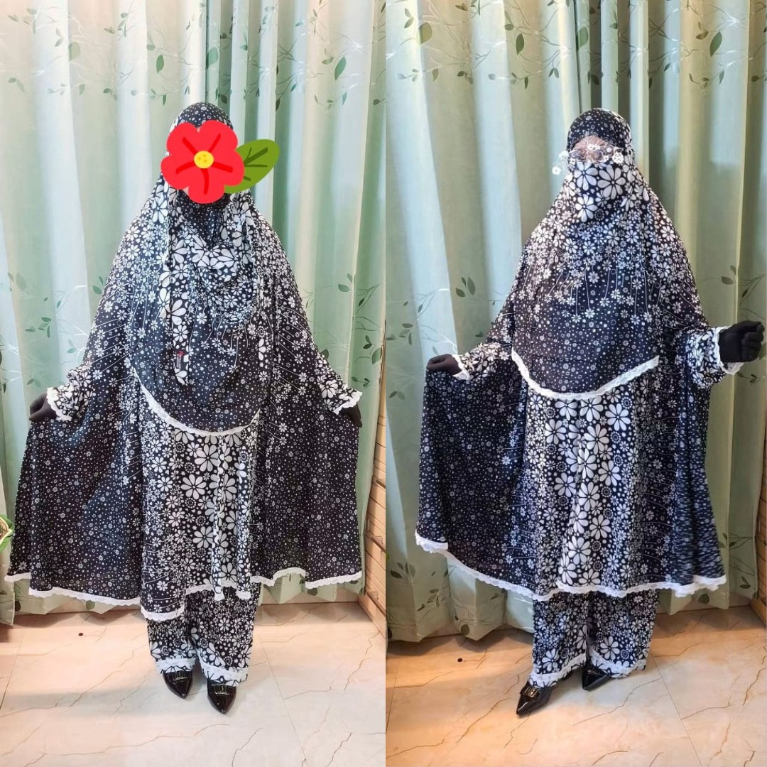 Lilen Fabric Khimar Set LF119