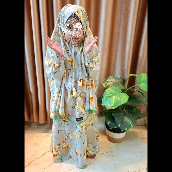 Master Kids Cherry Khimar Set For Age 3 Or 4