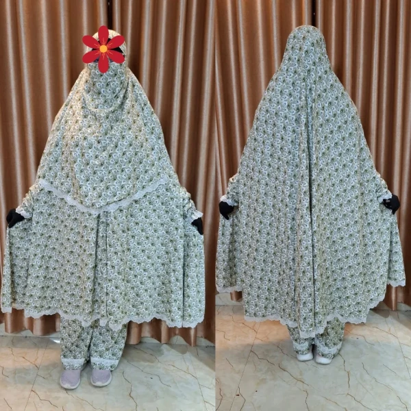 Lilen Fabric Khimar Set LF101