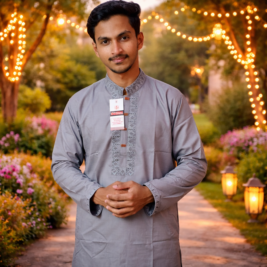 premium cotton fabric punjabi CP604