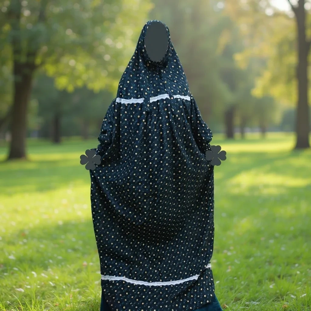 Full Long Nikabi Salat Hijab CF106