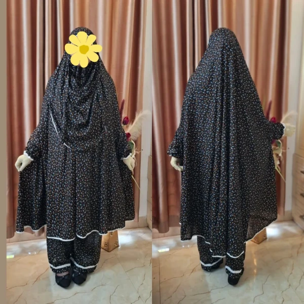 Woman Cotton Khimar Set WCK102
